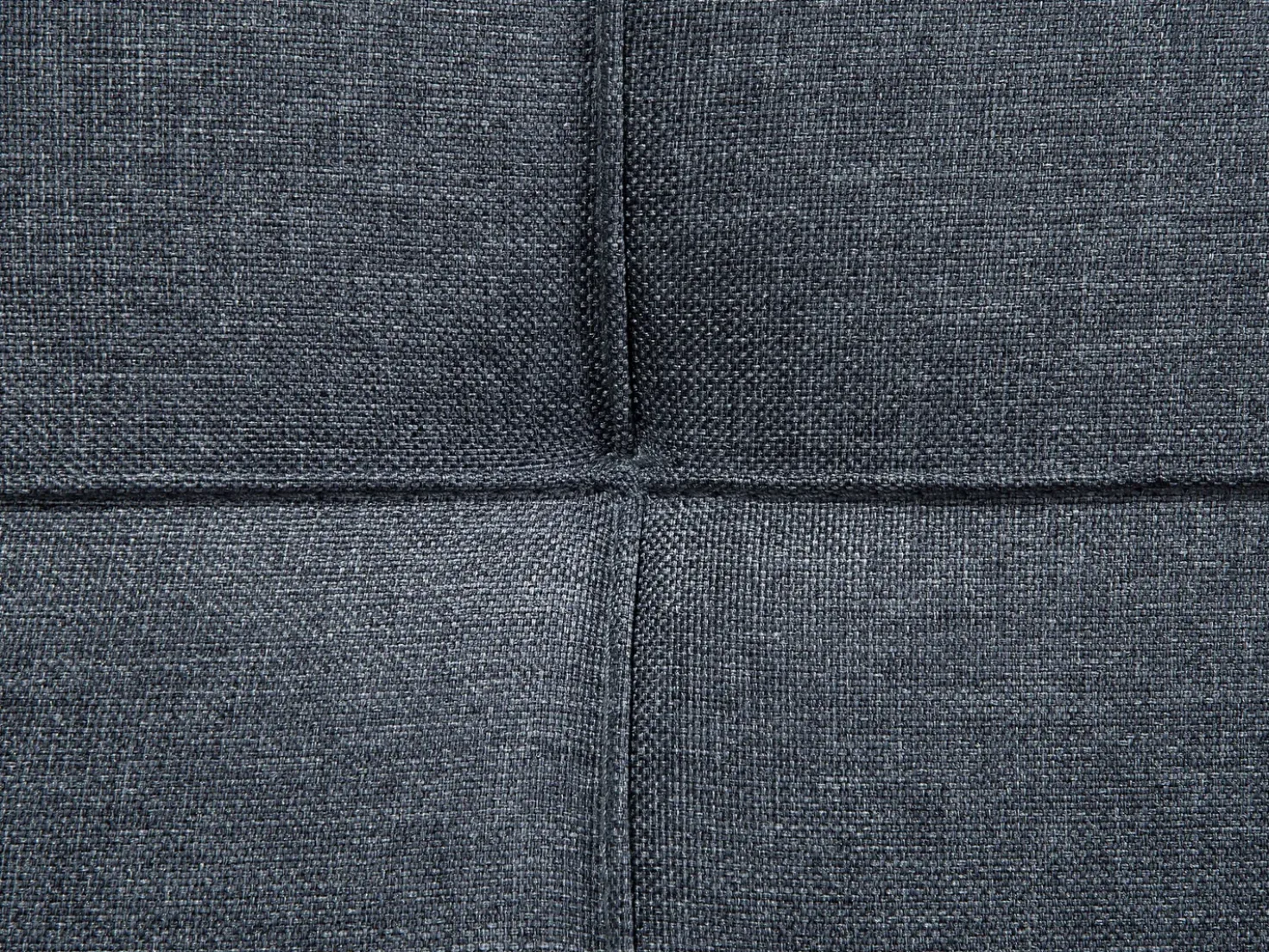 Divano letto 3 posti ROXEN Tessuto Grigio scuro