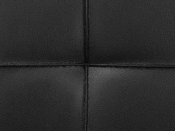 Divano letto 3 posti ROXEN Pelle sintetica Nero