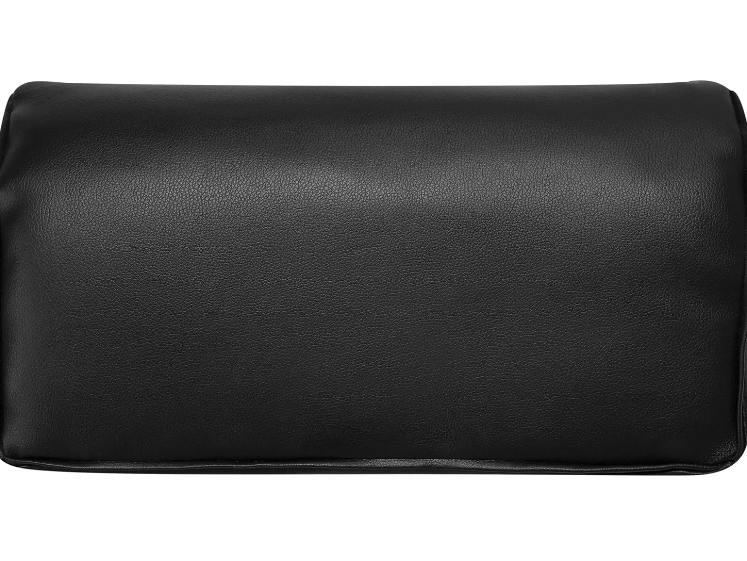 Divano letto 3 posti ROXEN Pelle sintetica Nero