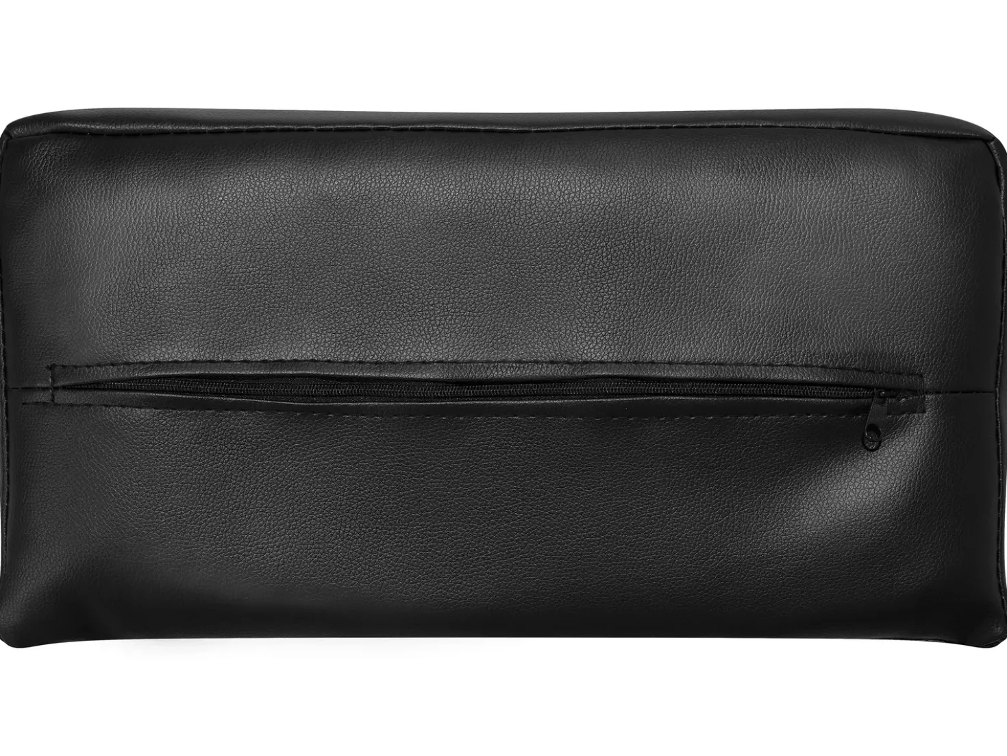Divano letto 3 posti ROXEN Pelle sintetica Nero