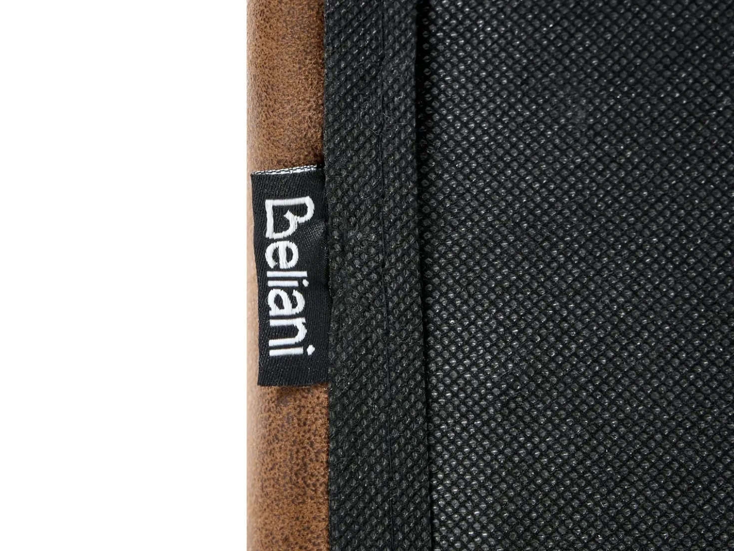 Divano letto 3 posti ROXEN Pelle sintetica Marrone dorato