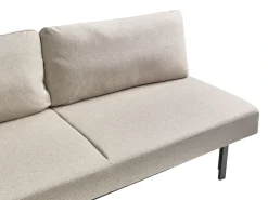 Divano letto 3 posti ROYKKA Tessuto Beige