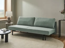 Divano letto 3 posti ROYKKA Tessuto Verde chiaro
