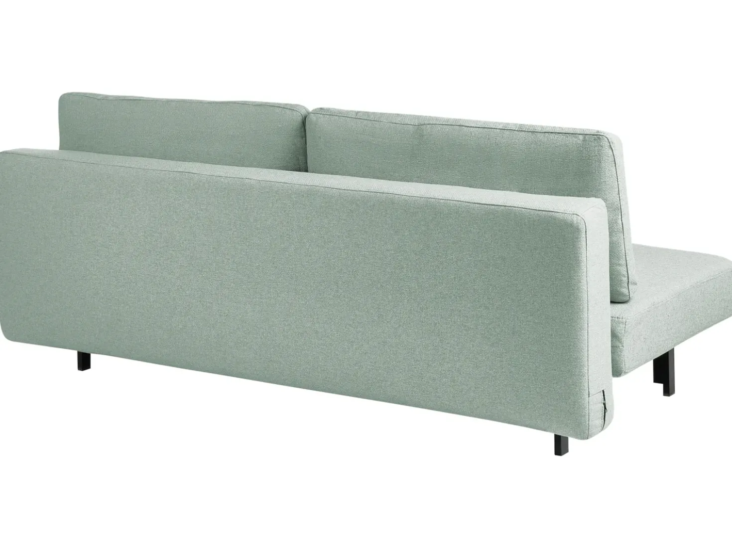 Divano letto 3 posti ROYKKA Tessuto Verde chiaro