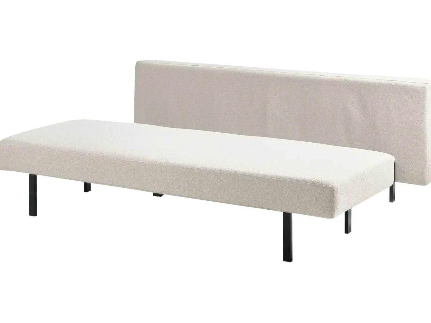Divano letto 3 posti ROYKKA Tessuto Bianco sporco