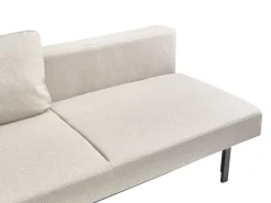 Divano letto 3 posti ROYKKA Tessuto Bianco sporco