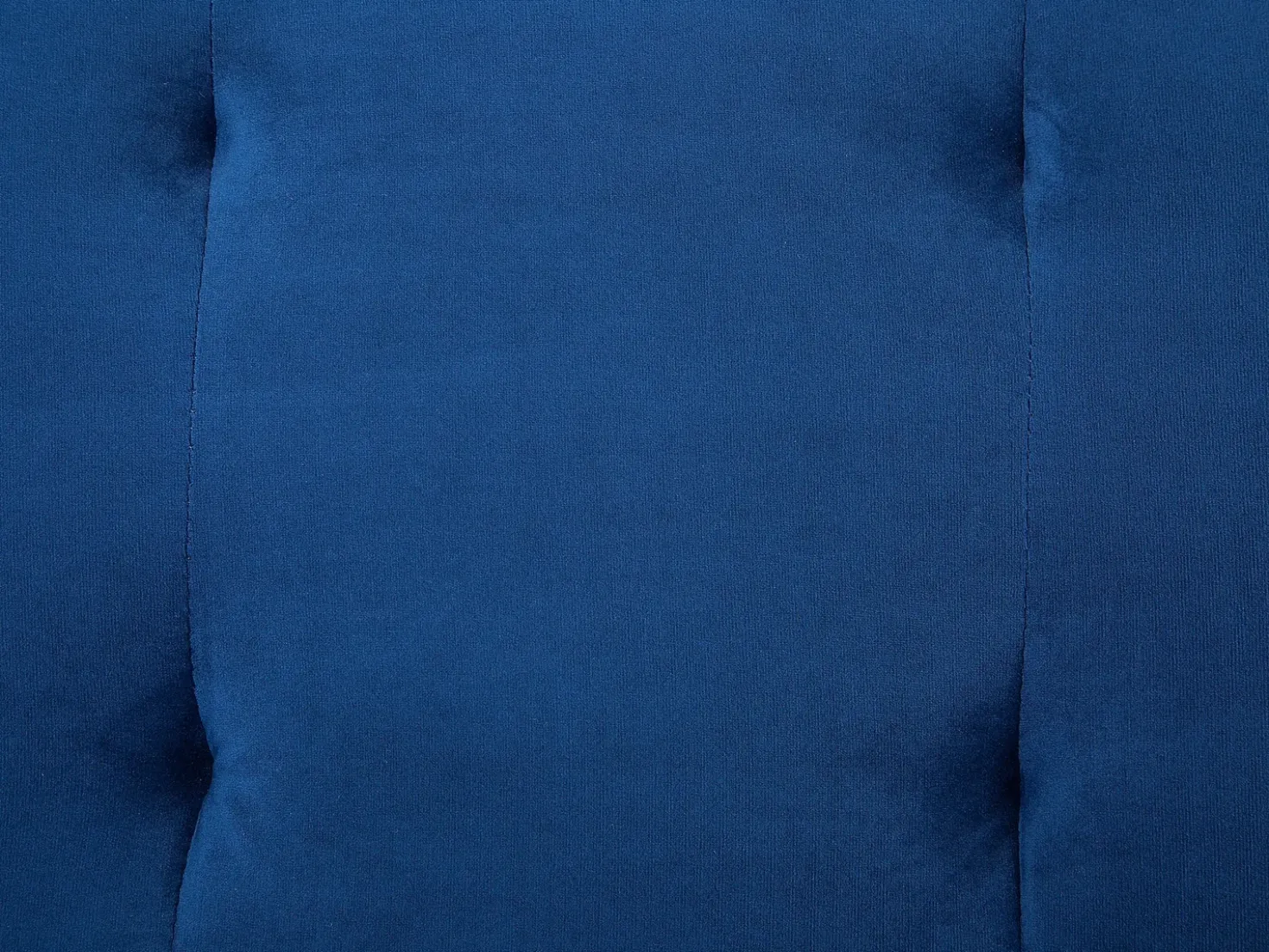 Divano letto 3 posti SELNES Velluto Blu marino