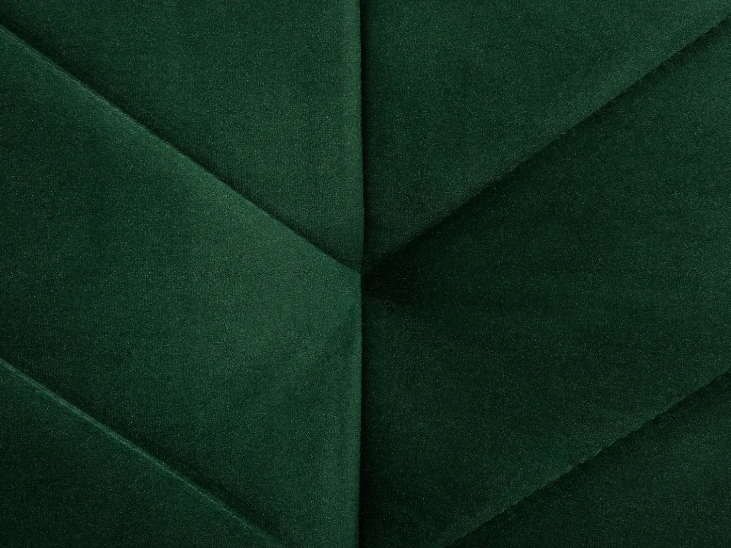 Divano letto 3 posti SENJA Velluto Verde smeraldo