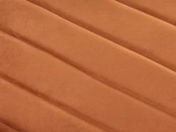 Divano letto 3 posti SENJA Velluto Arancione