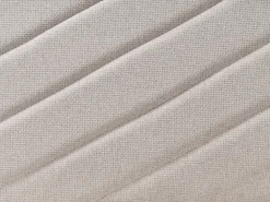 Divano letto 3 posti SENJA Lino sintetico Beige chiaro