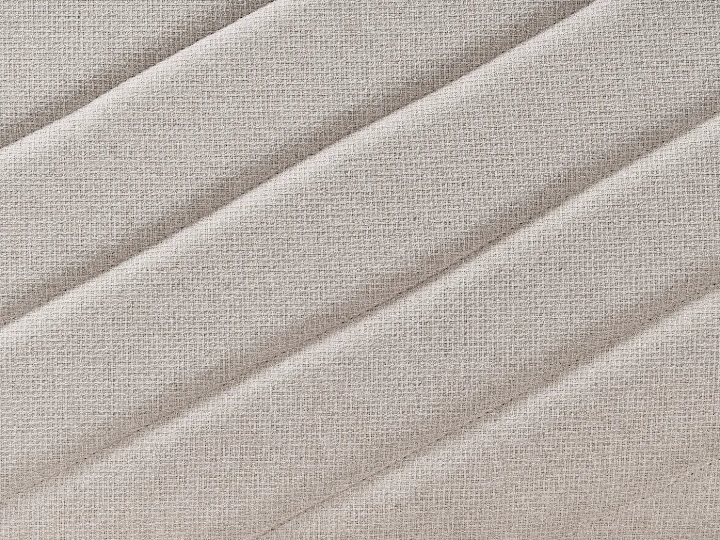 Divano letto 3 posti SENJA Lino sintetico Beige chiaro