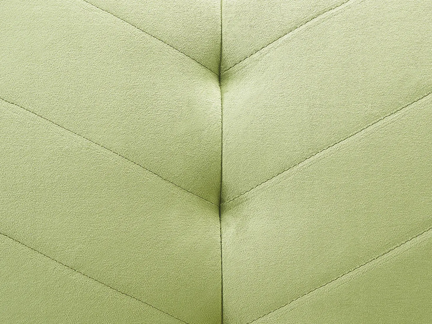 Divano letto 3 posti SENJA Velluto Verde oliva