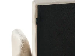 Divano letto 3 posti SENJA Velluto Beige