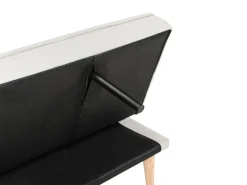 Divano letto 3 posti SILJAN Tessuto Bianco sporco