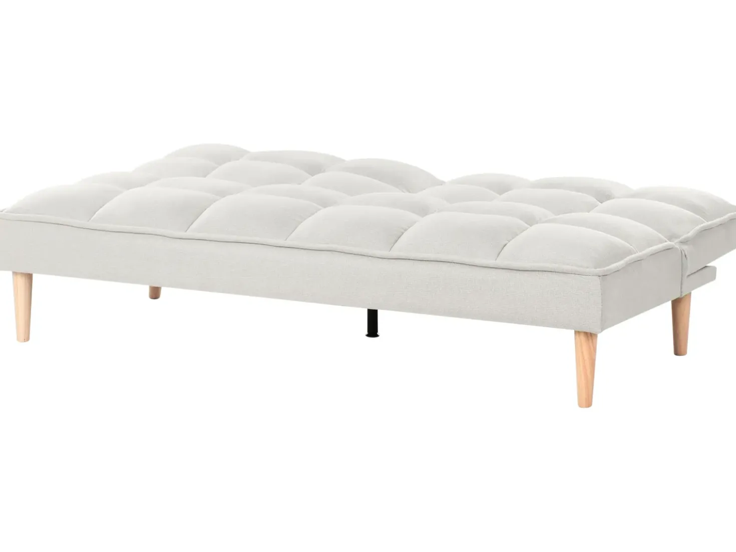 Divano letto 3 posti SILJAN Tessuto Bianco sporco