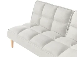 Divano letto 3 posti SILJAN Tessuto Bianco sporco