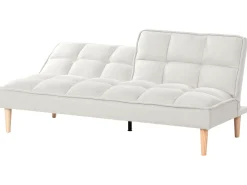 Divano letto 3 posti SILJAN Tessuto Bianco sporco