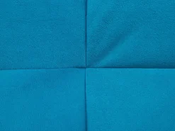 Divano letto 3 posti SILJAN Tessuto Blu oltremare