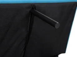 Divano letto 3 posti SILJAN Tessuto Blu oltremare