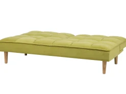 Divano letto 3 posti SILJAN Tessuto Verde oliva