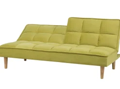 Divano letto 3 posti SILJAN Tessuto Verde oliva