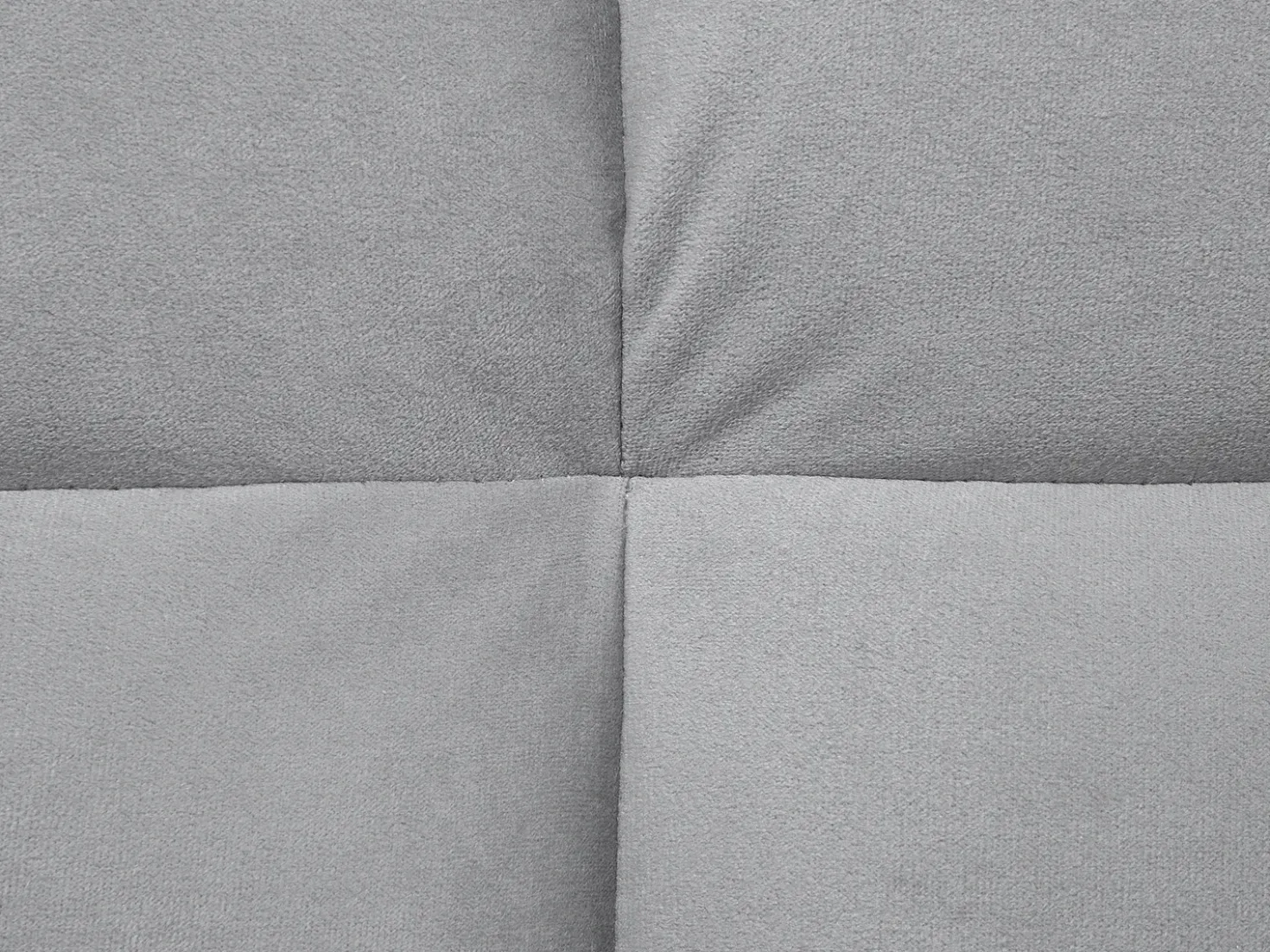 Divano letto 3 posti SILJAN Tessuto Grigio chiaro Grigio