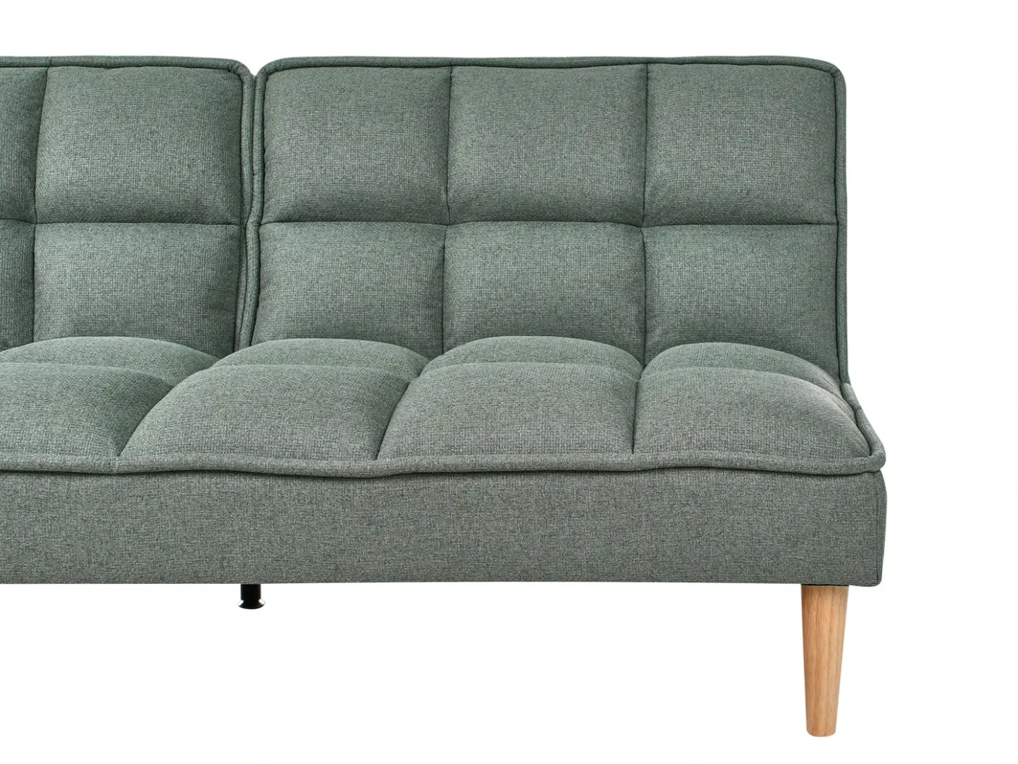 Divano letto 3 posti SILJAN Tessuto Verde chiaro