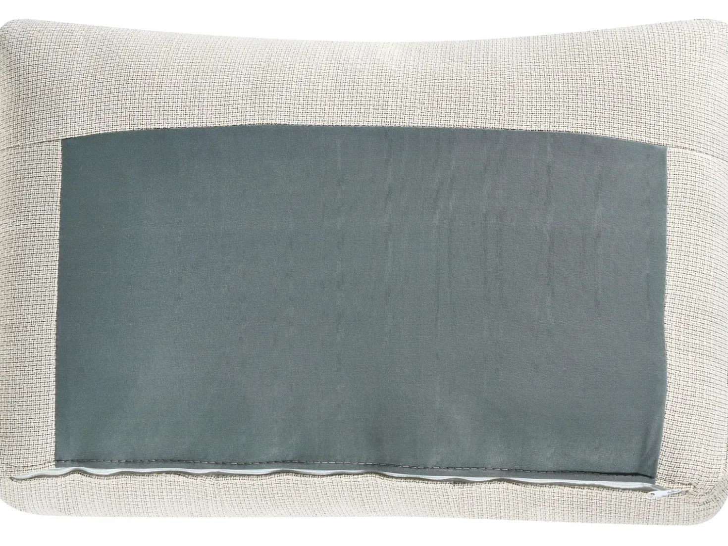 Divano letto 3 posti SIRO Tessuto Beige chiaro con contenitore Lato Sinistro