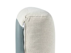 Divano letto 3 posti SIRO Tessuto Beige chiaro con contenitore Lato Sinistro
