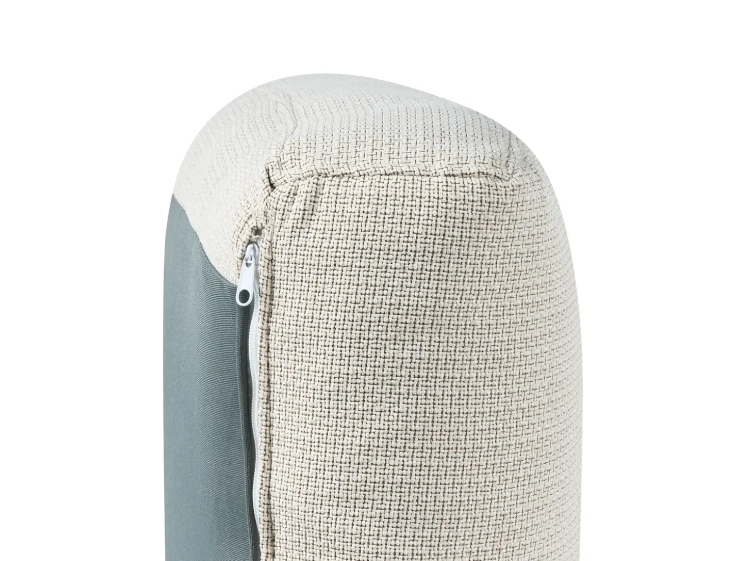 Divano letto 3 posti SIRO Tessuto Beige chiaro con contenitore Lato Sinistro