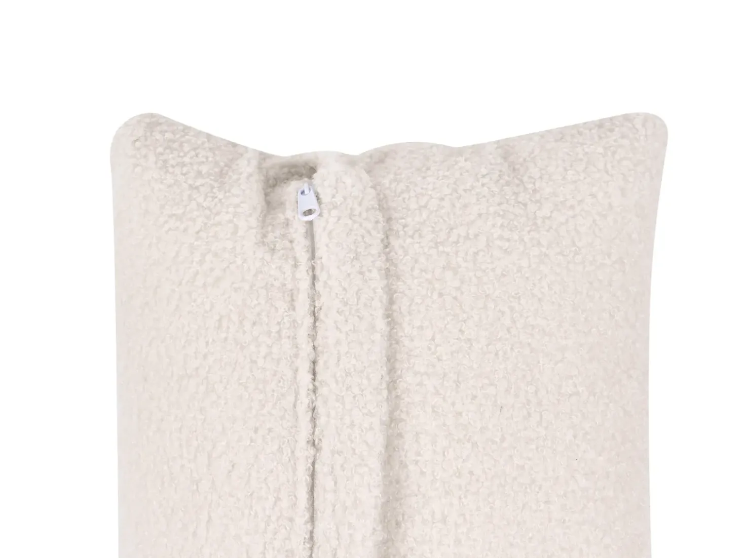 Divano letto 3 posti VAXHOLM Bouclé Beige chiaro con contenitore
