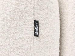 Divano letto 3 posti VAXHOLM Bouclé Beige chiaro con contenitore