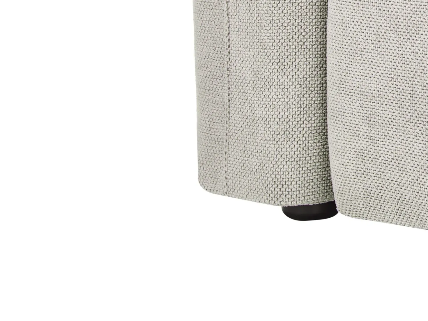 Divano letto 3 posti VAXHOLM Tessuto Grigio con contenitore
