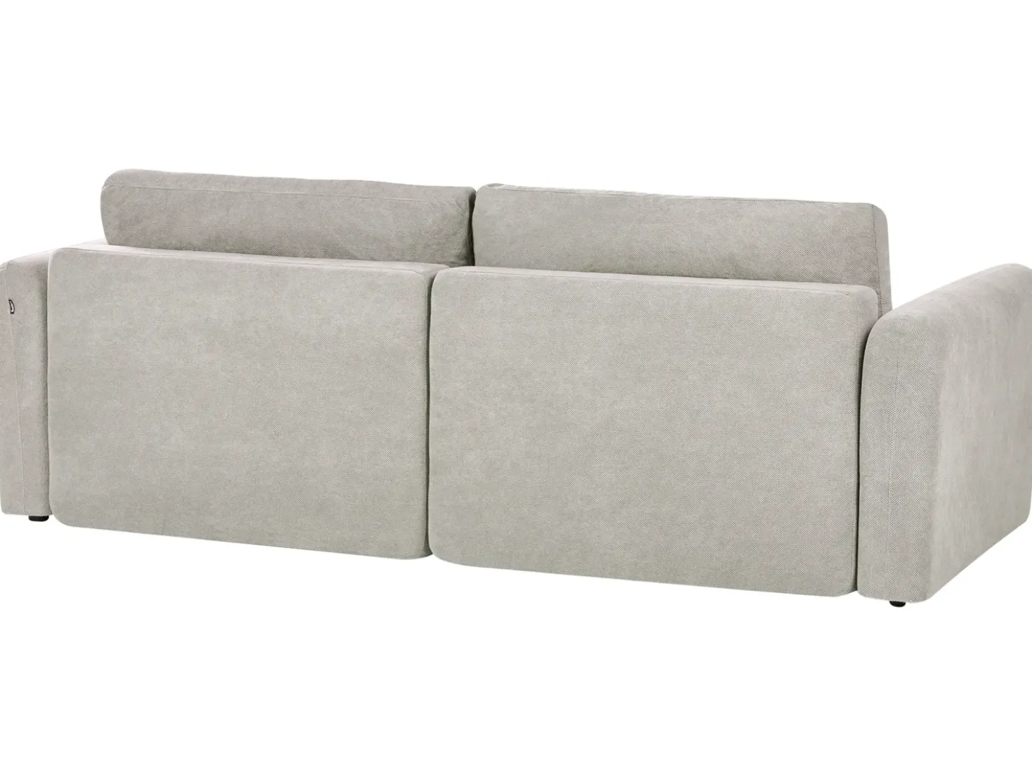 Divano letto 3 posti VAXHOLM Tessuto Grigio con contenitore