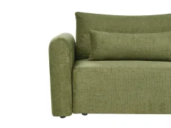 Divano letto 3 posti VAXHOLM Tessuto Verde con contenitore
