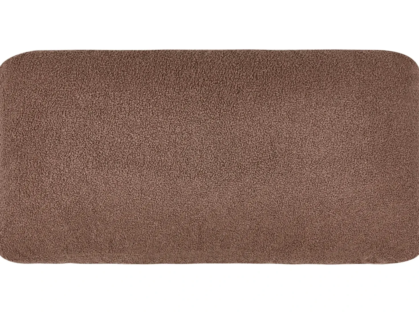 Divano letto 3 posti VAXHOLM Bouclé Marrone con contenitore