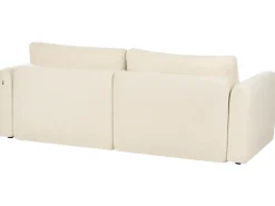 Divano letto 3 posti VAXHOLM Bouclé Bianco sporco con contenitore
