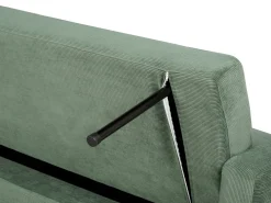 Divano letto 3 posti VEHKOO Tessuto Verde scuro