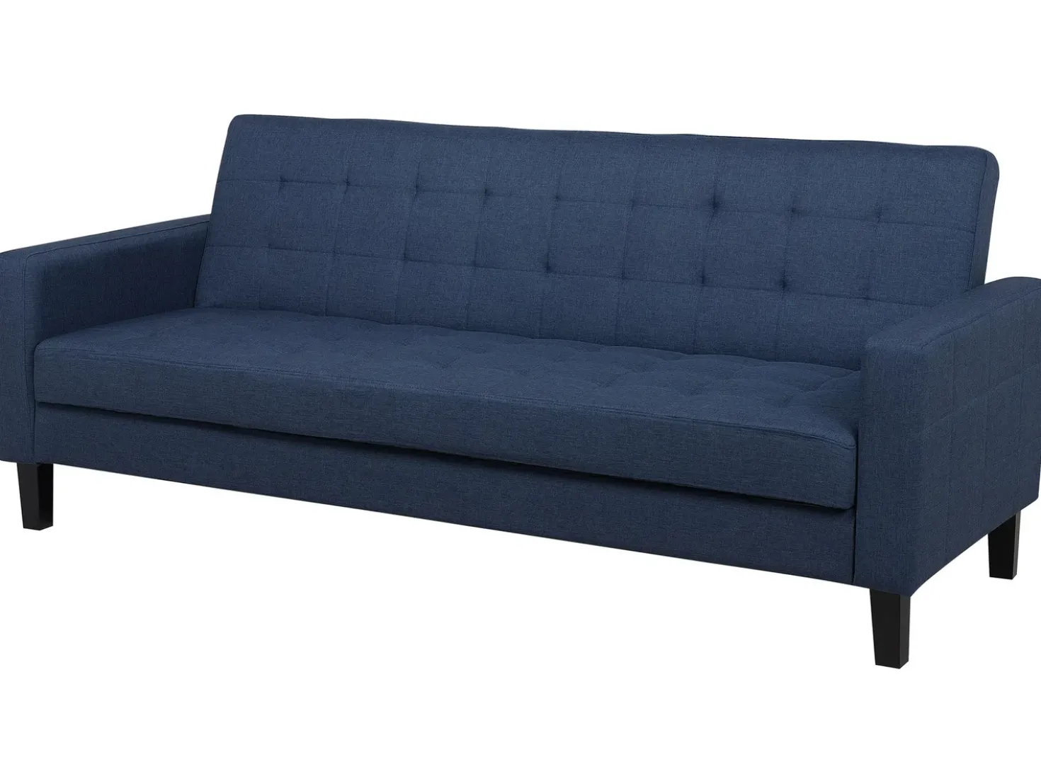 Divano letto 3 posti VEHKOO Tessuto Blu scuro