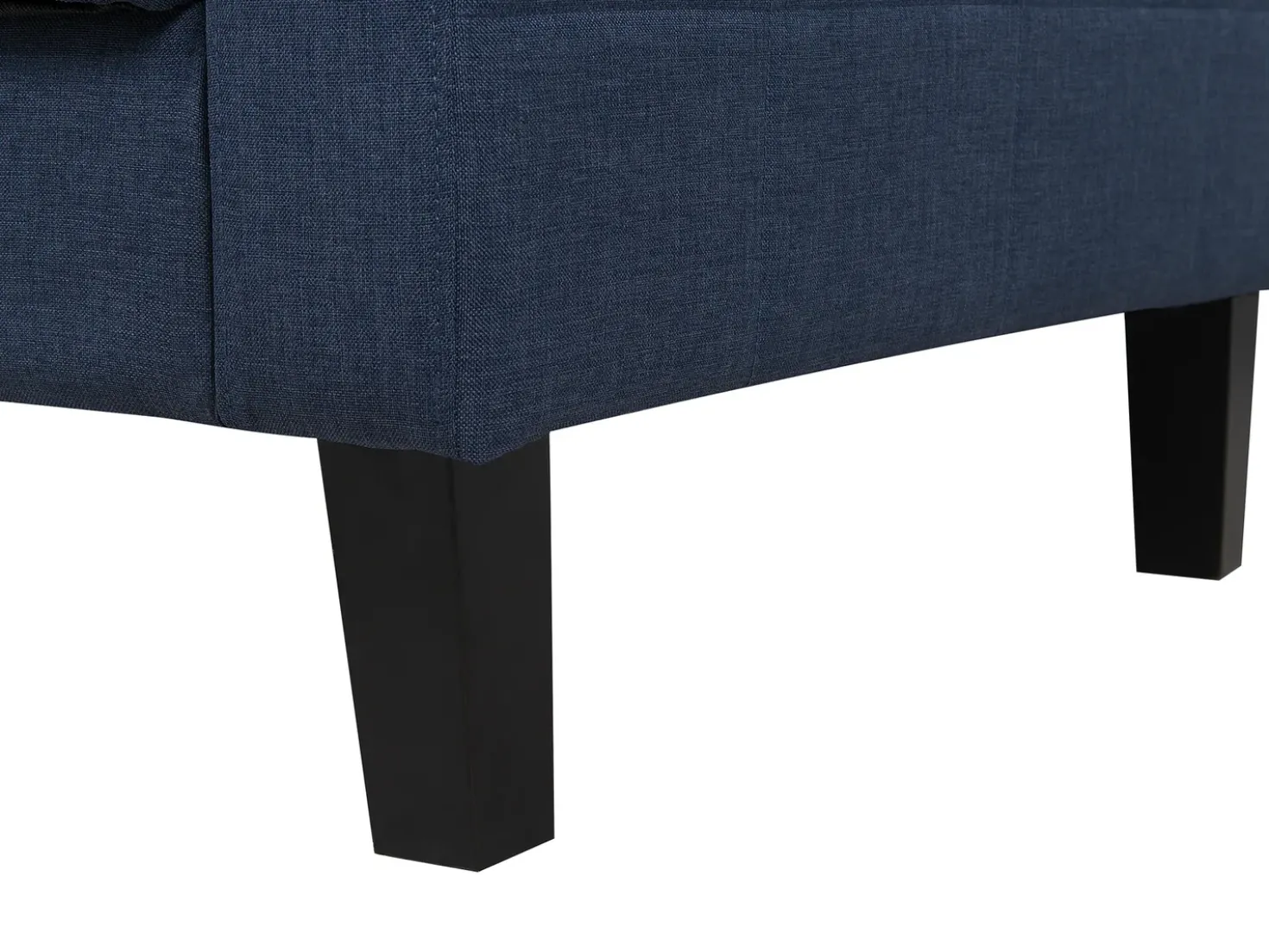 Divano letto 3 posti VEHKOO Tessuto Blu scuro