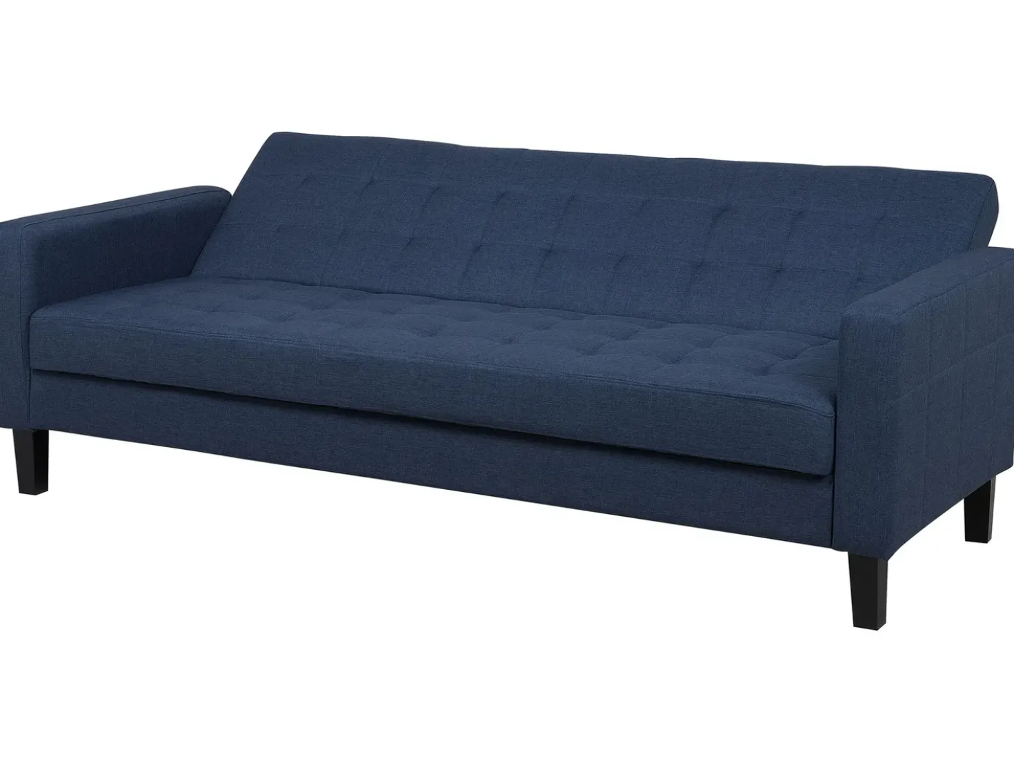 Divano letto 3 posti VEHKOO Tessuto Blu scuro