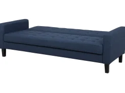 Divano letto 3 posti VEHKOO Tessuto Blu scuro