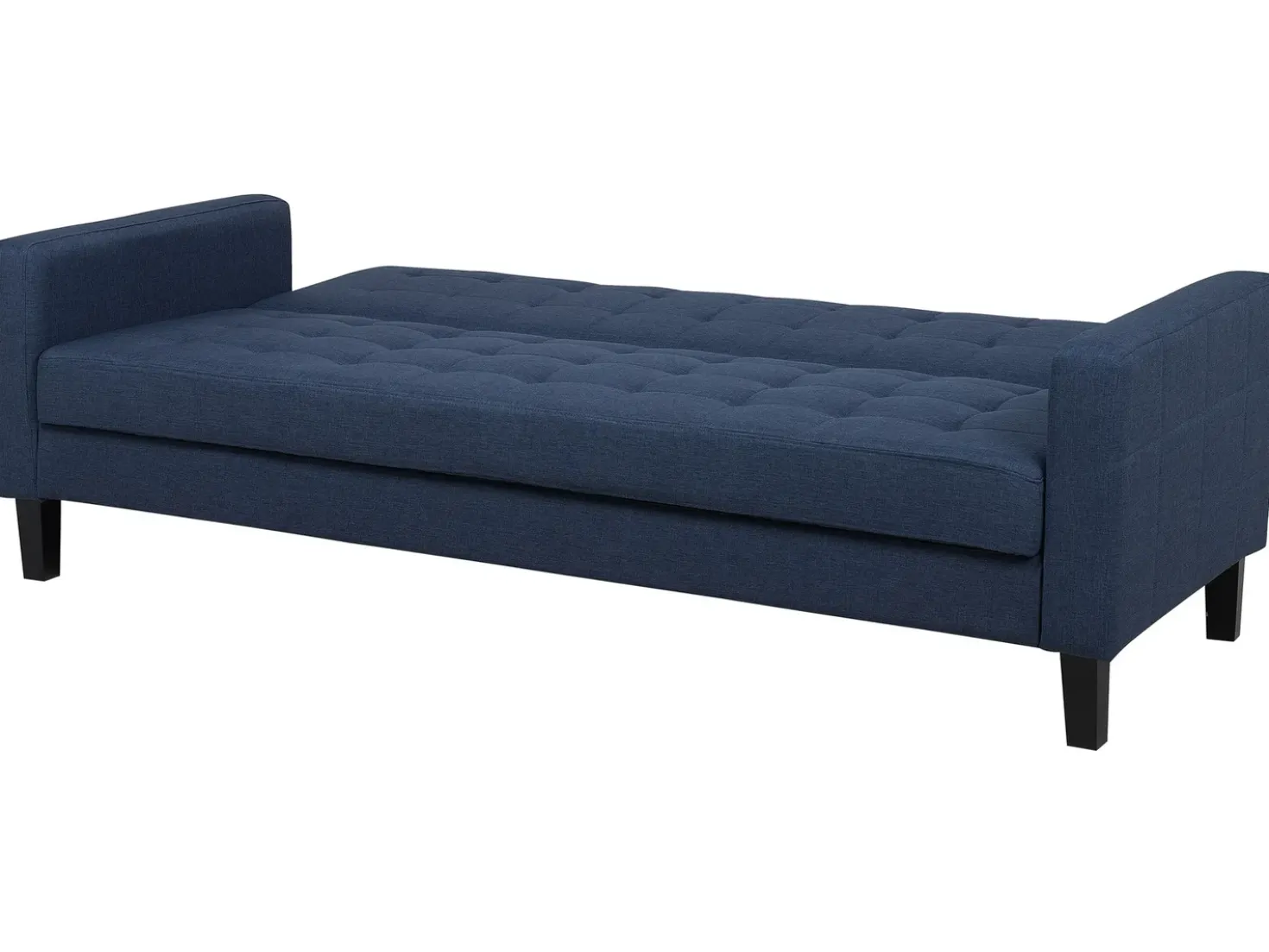 Divano letto 3 posti VEHKOO Tessuto Blu scuro