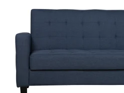 Divano letto 3 posti VEHKOO Tessuto Blu scuro