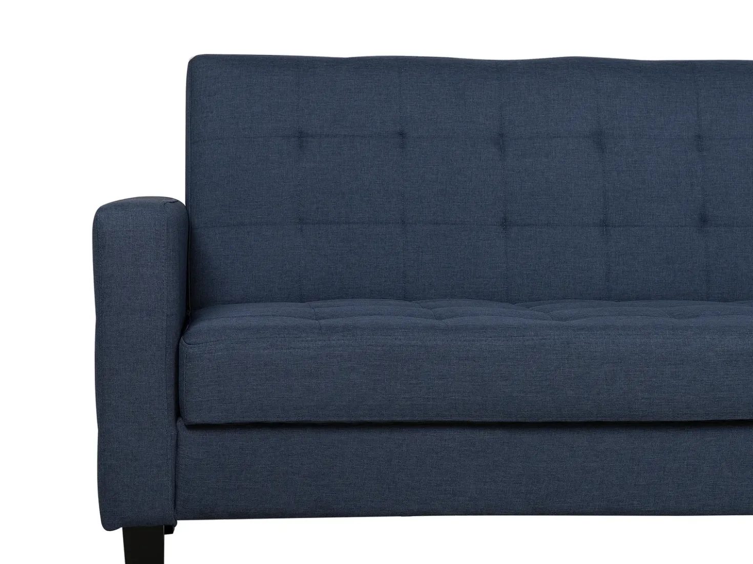 Divano letto 3 posti VEHKOO Tessuto Blu scuro