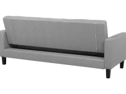 Divano letto 3 posti VEHKOO Tessuto Grigio chiaro
