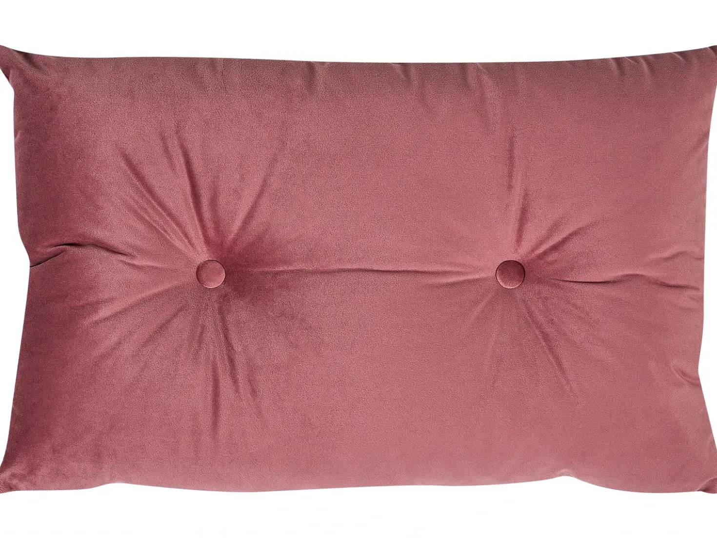 Divano letto 2 posti VESTFOLD Velluto Rosa