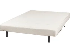 Divano letto 2 posti VESTFOLD Tessuto Beige chiaro