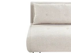 Divano letto 2 posti VESTFOLD Tessuto Beige chiaro