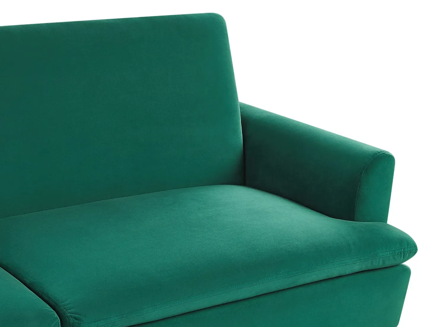 Divano letto 3 posti VETTRE Velluto Verde scuro